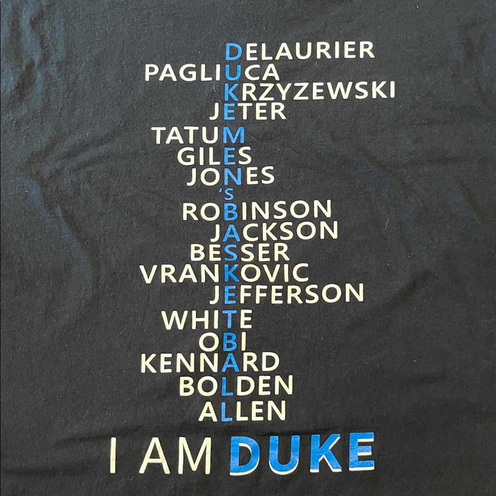 Duke Men’s Basketball XXL Shirt